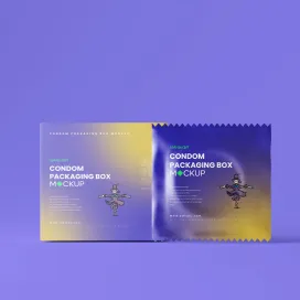 Condom Sachet and Box 06